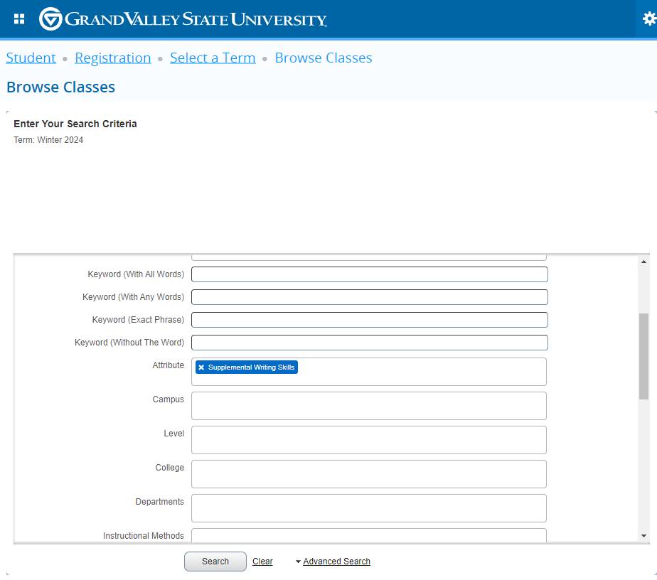 How to pull a list of SWS courses in Banner for faculty and staff
